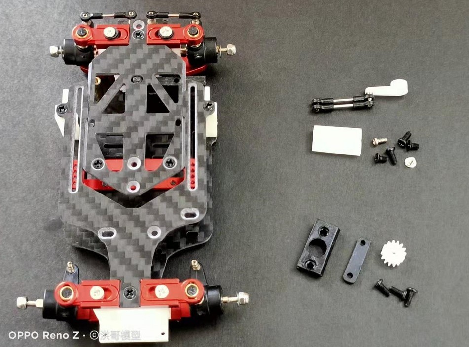 1/28 HGV1 RC MINIZ Rear-Drive Drift Car Chassis