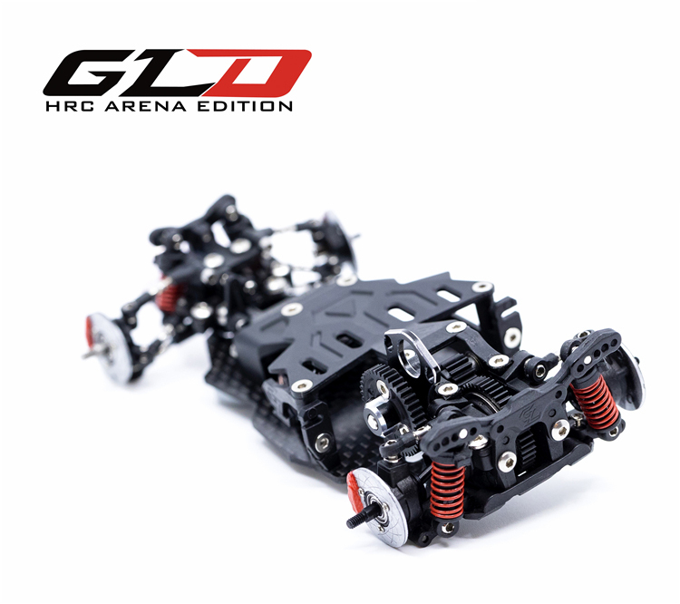 GLracing 1/28 GLD (HRC Arena Edition) rear drive drift car kit with ECS server Model:GLD-001-KSET