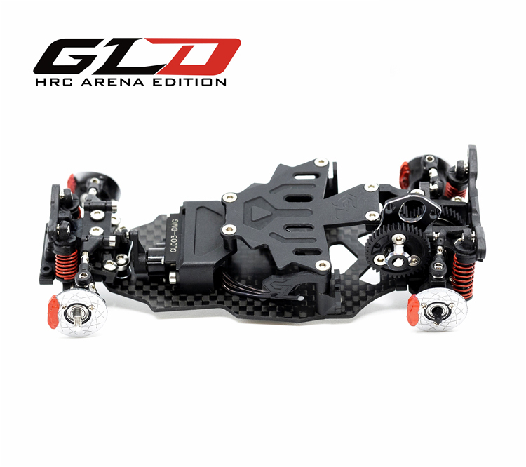 GLracing 1/28 GLD (HRC Arena Edition) rear drive drift car kit with ECS server Model:GLD-001-KSET