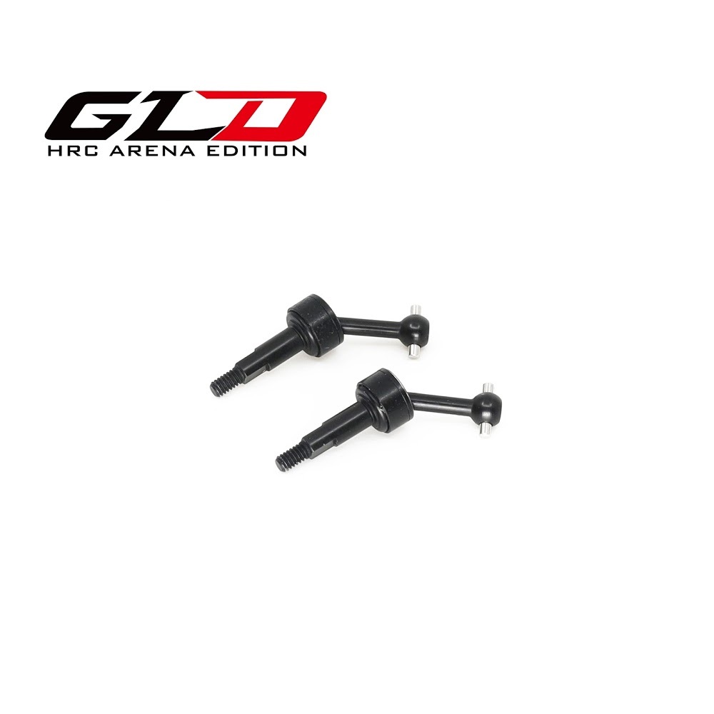 GLracing 1/28 GLD Aluminum7075 Universal Shaft (10.5mm)  2 pcs Black Model:GLD-OP-012