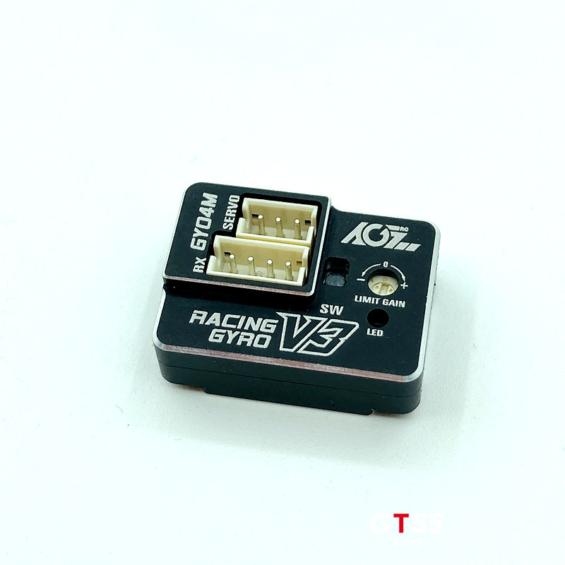 AGFrc GY04M V3 Upgrade Version Aluminum Case Dual Gain Mini Size Steering Tuned Gyro For RC Drift Car #GY04M V3