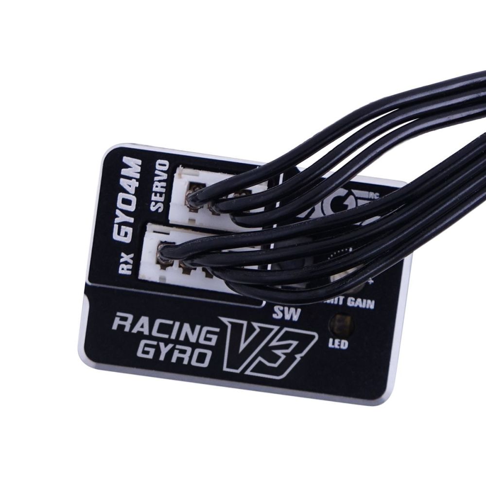 AGFrc GY04M V3 Upgrade Version Aluminum Case Dual Gain Mini Size Steering Tuned Gyro For RC Drift Car #GY04M V3