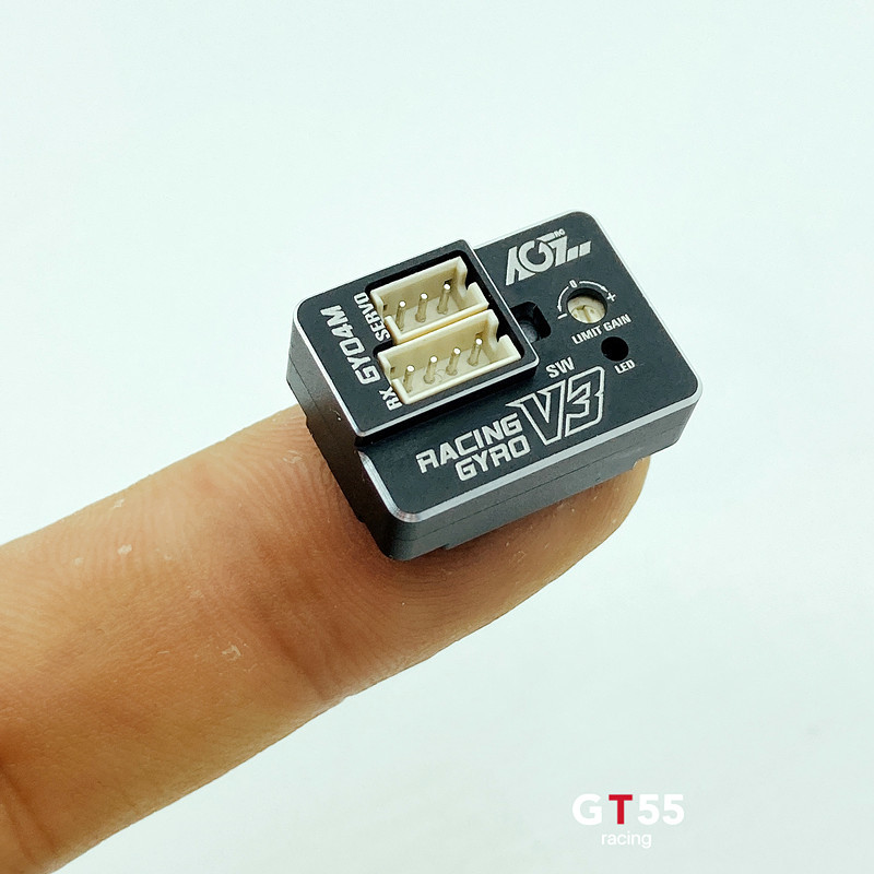 AGFrc GY04M V3 Upgrade Version Aluminum Case Dual Gain Mini Size Steering Tuned Gyro For RC Drift Car #GY04M V3