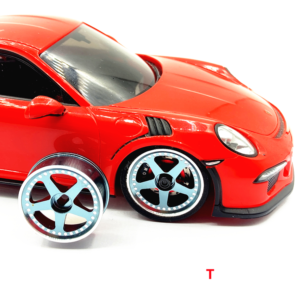 1/24 1/28 MINI-Z AWD Five-spoke Aluminum Wheels Diameter 22mm  (offset +1.5) 4pcs Without tires