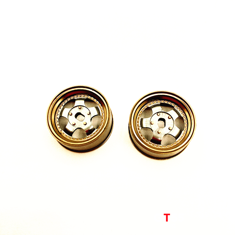 1/28 MINI-Z AWD Five High Simulation Aluminum Alloy Wheels (Diameter 20MM) 2pcs With Tires