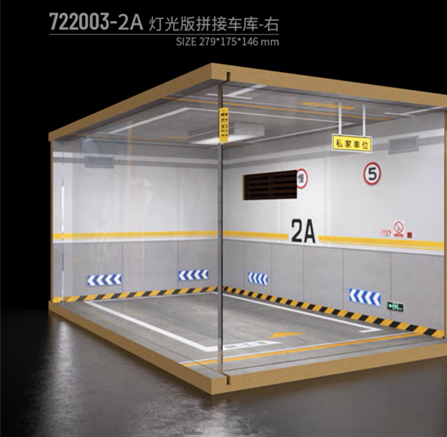 1/24 1/28 Scale Car Garage 1Parking Space A