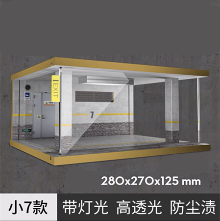 1/24 1/28 Scale Car Garage 2Parking Space