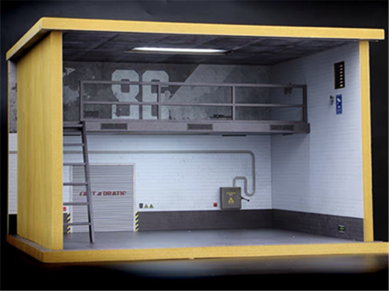 1/24 1/28 Scale Car Garage 2Parking Space B