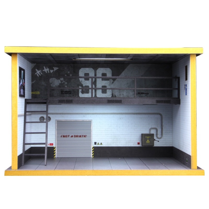 1/24 1/28 Scale Car Garage 2Parking Space B