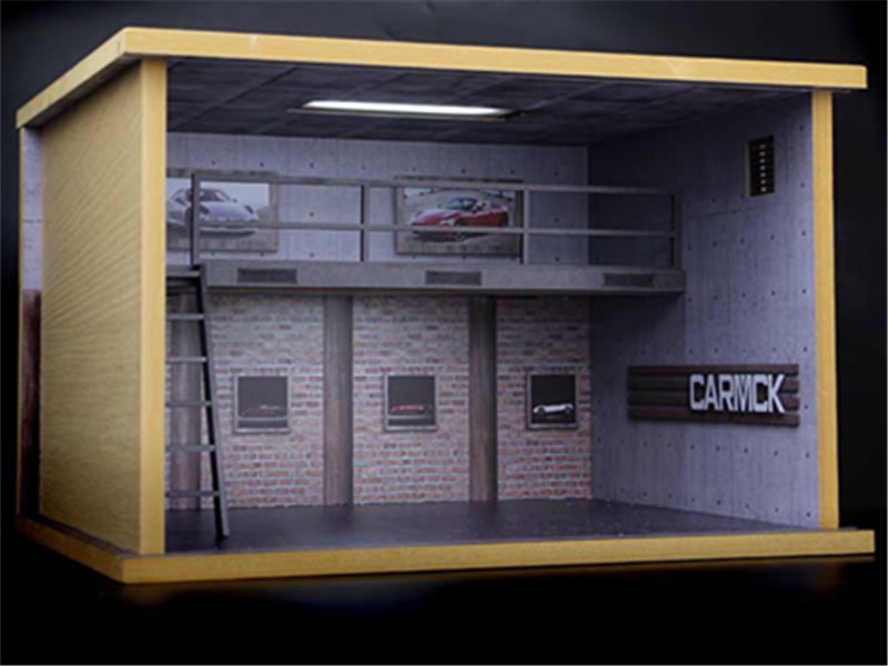 1/24 1/28 Scale Car Garage 2Parking Space B