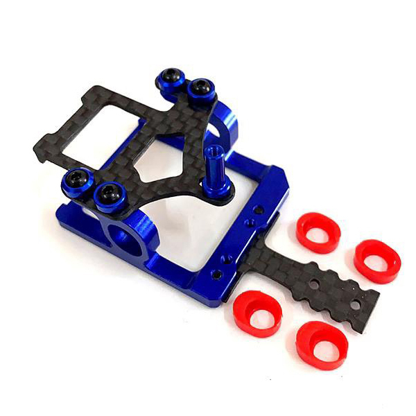 NX-103 NEXX Racing Precision CNC 7075 Square Motor Mount for 90-94mm RM  (RED) (BLACK) (BLUE)