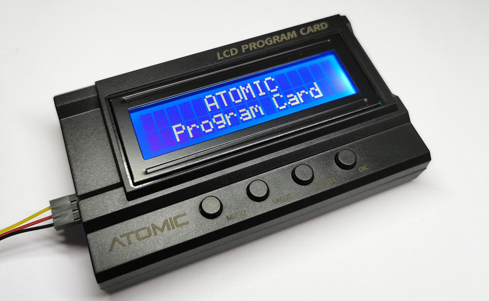 ATOMIC LCD PROGRAM BOX FOR SENSORED ESC #AESC01-P