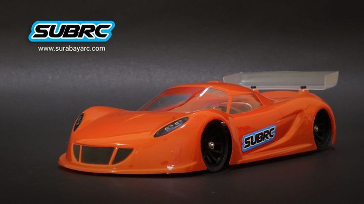 SUBRC SBRC-B006 1/28 Lexan Touring Body 98MM PHENOM GT