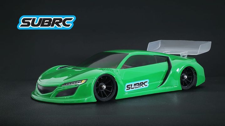 SUBRC SBRC-B010 1/28 Lexan Touring Body Shell NSX GT3 98mm
