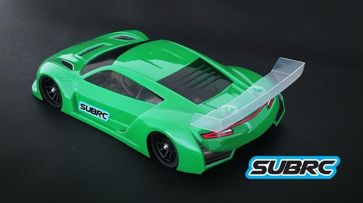 SUBRC SBRC-B010 1/28 Lexan Touring Body Shell NSX GT3 98mm