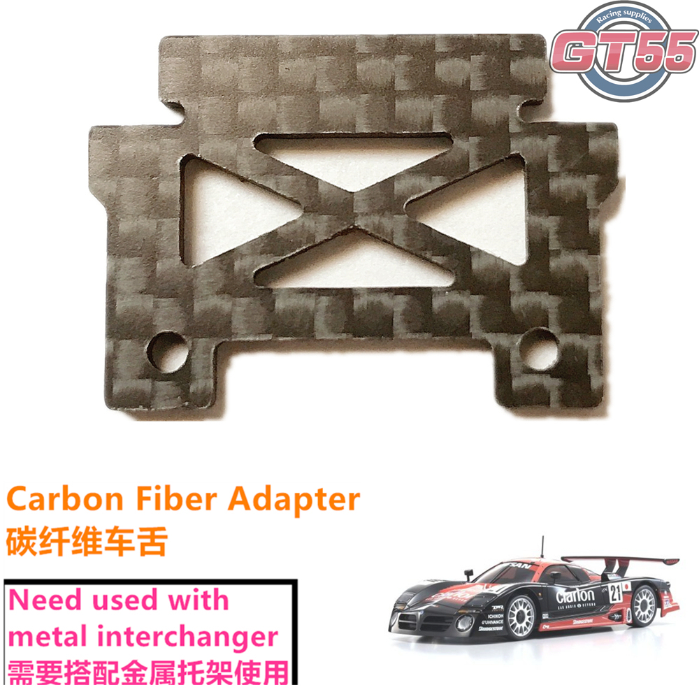 GT55racing MINI-Z Nissan R390GT1 Carbon Fiber Body Clip Adapter #R246-CF