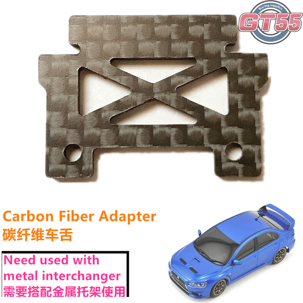 GT55racing MINI-Z LANCER EVO X  Carbon Fiber Body Clip Adapter #MZN184-CF