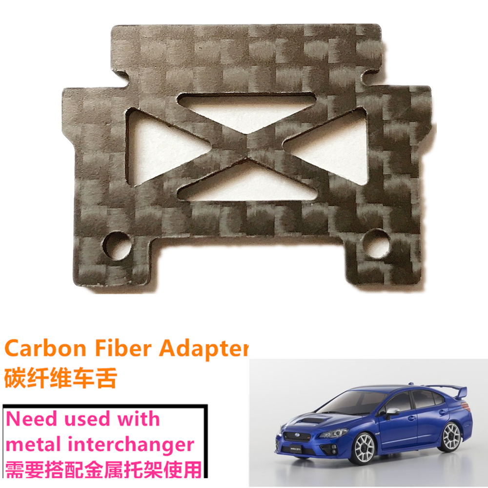 GT55racing MINI-Z SUBARU WRX STI Carbon Fiber Body Clip Adapter #MZN185-CF