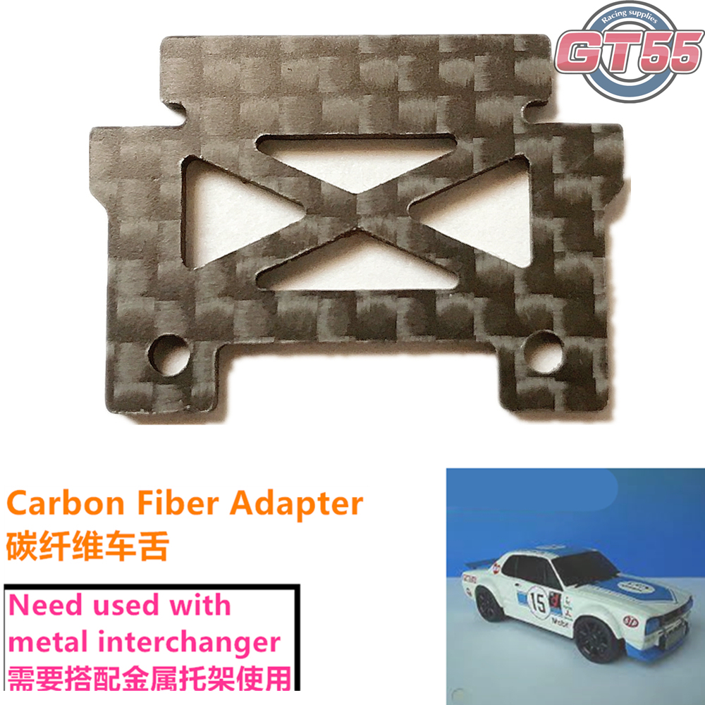GT55racing MINI-Z Nissan Skyline 2000 GT-R (KPGC10)  Carbon Fiber Body Clip Adapter