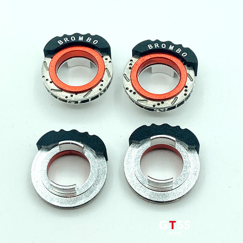 1/24 1/28 MINIZ Brake Disc GT Large Caliper Upgrade Decoration for Most Models MINIZ MINIQ MINID WLToys K969