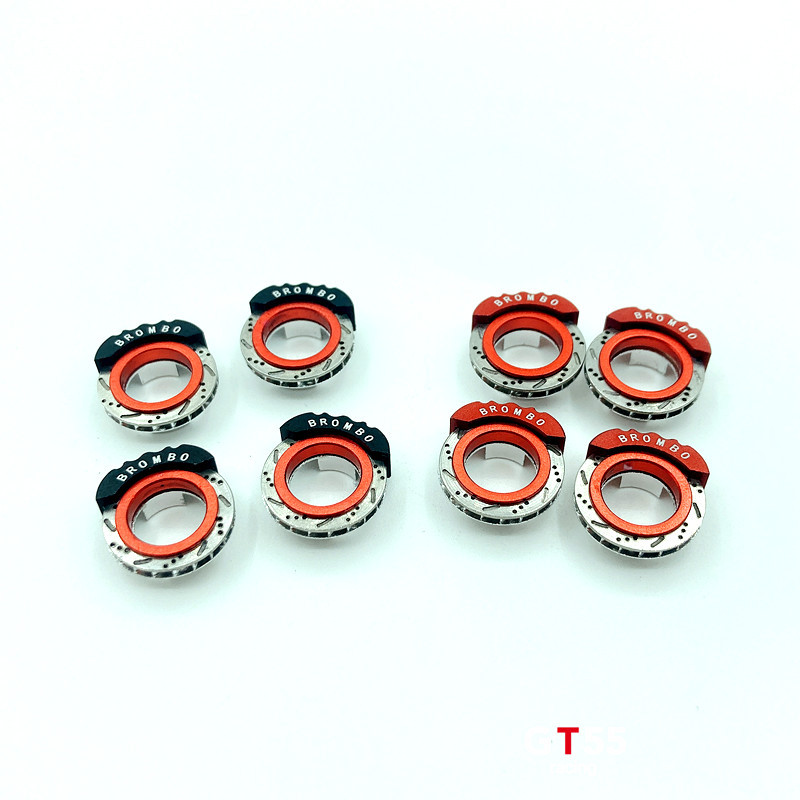1/24 1/28 MINIZ Brake Disc GT Large Caliper Upgrade Decoration for Most Models MINIZ MINIQ MINID WLToys K969