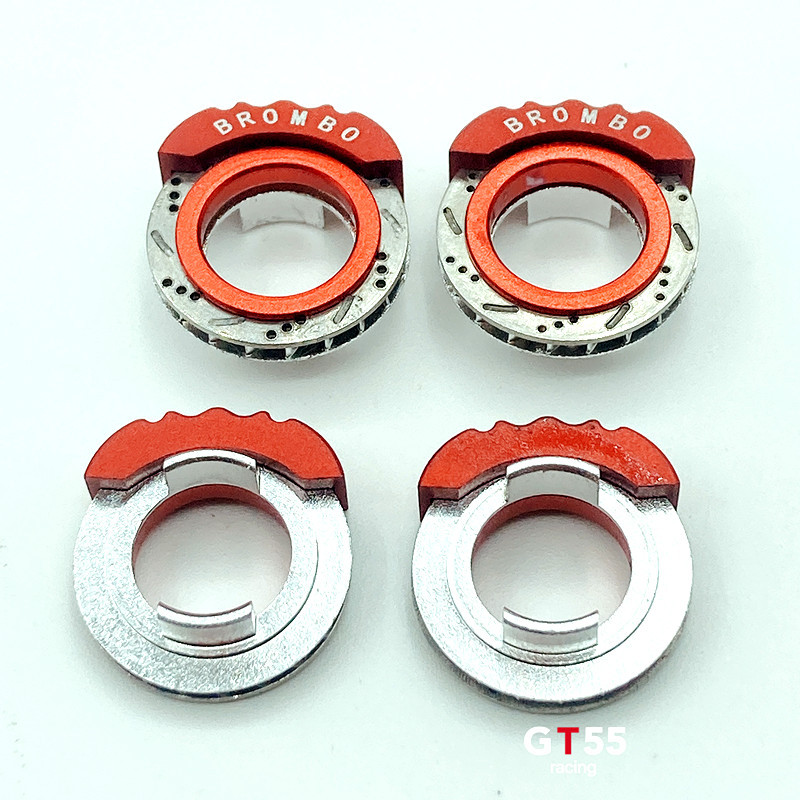 1/24 1/28 MINIZ Brake Disc GT Large Caliper Upgrade Decoration for Most Models MINIZ MINIQ MINID WLToys K969