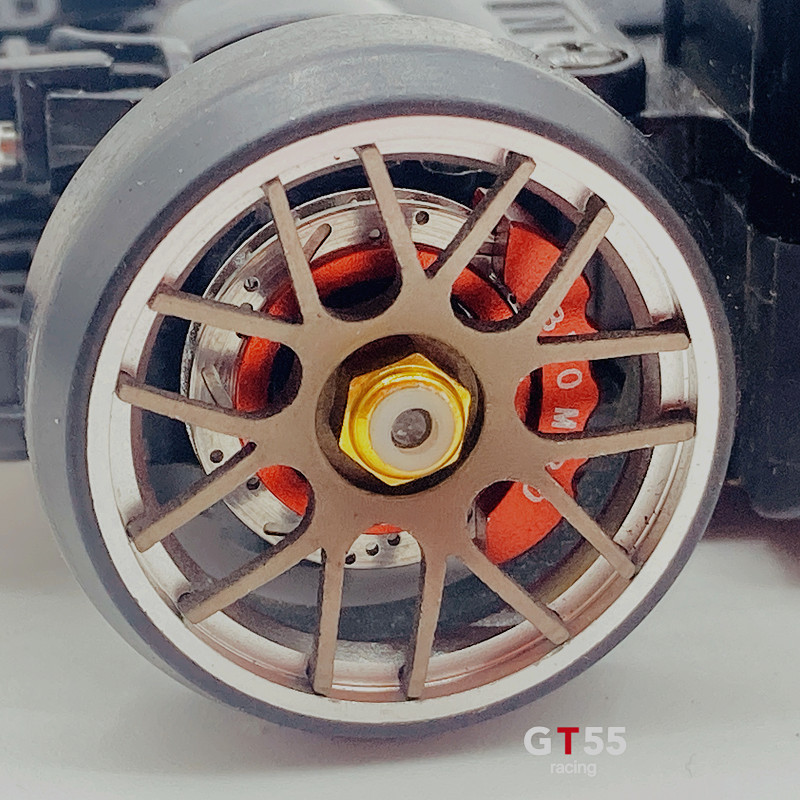 1/24 1/28 MINIZ Brake Disc GT Large Caliper Upgrade Decoration for Most Models MINIZ MINIQ MINID WLToys K969