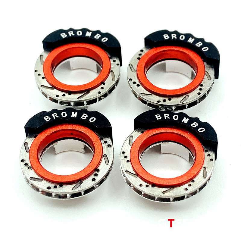 1/24 1/28 MINIZ Brake Disc GT Large Caliper Upgrade Decoration for Most Models MINIZ MINIQ MINID WLToys K969