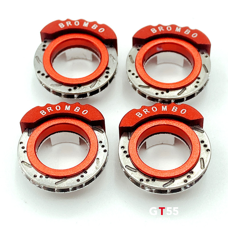 1/24 1/28 MINIZ Brake Disc GT Large Caliper Upgrade Decoration for Most Models MINIZ MINIQ MINID WLToys K969
