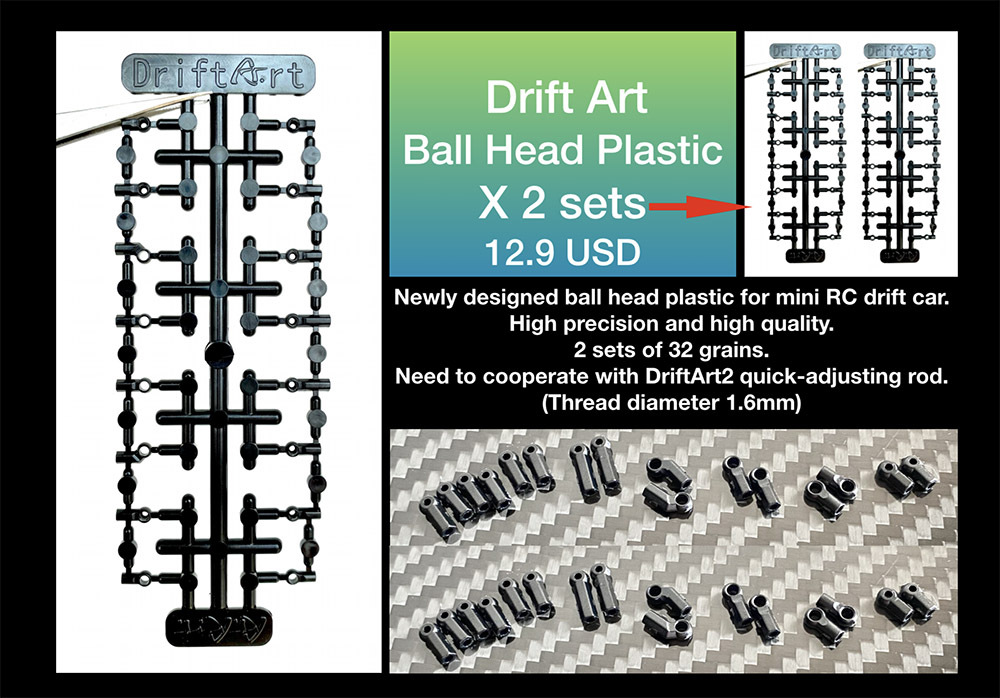 DriftArt2 DriftArt  Ball cups 2 pics #DA-BCUP-2P