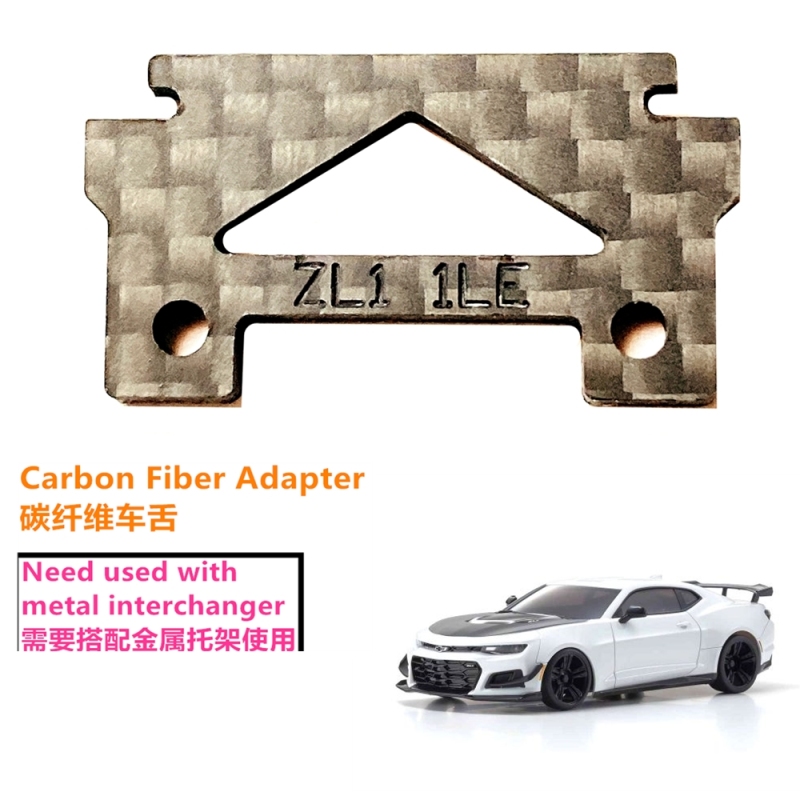 GT55racing MINI-Z CHEVROLET CAMARO ZL1 Carbon Fiber Body Clip Adapter #MZP242-CF