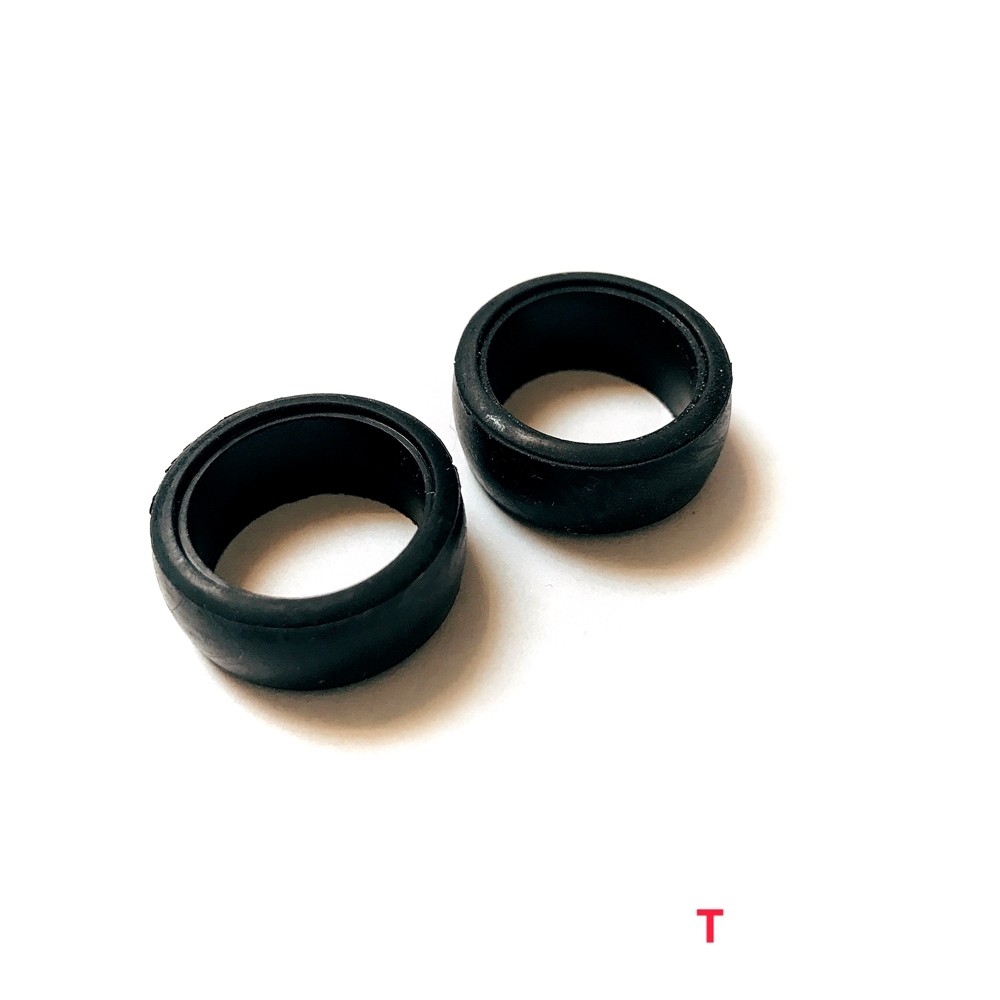 GL racing 8.5mm Rubber Racing Front Tire - Slick 19* #GT0001-S19