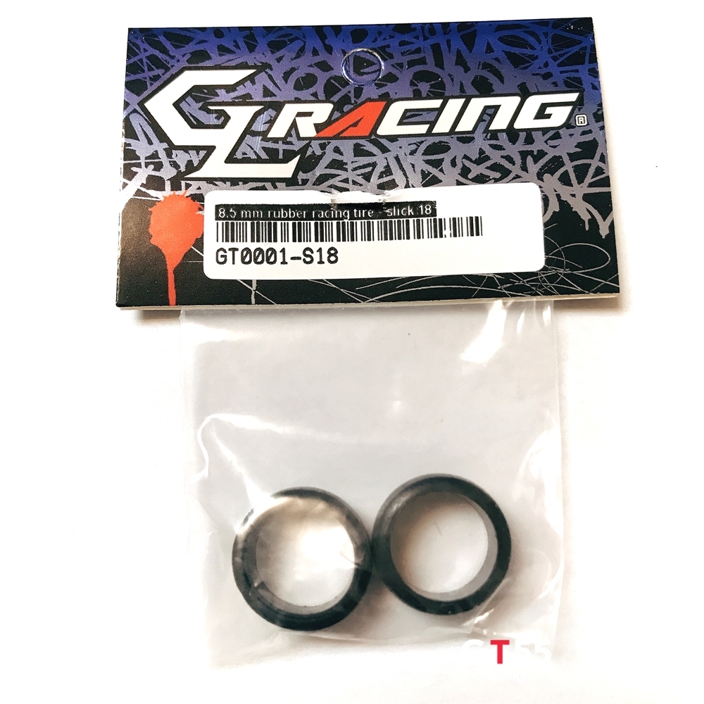 GL racing 8.5mm Rubber Racing Front Tire - Slick 18* #GT0001-S18