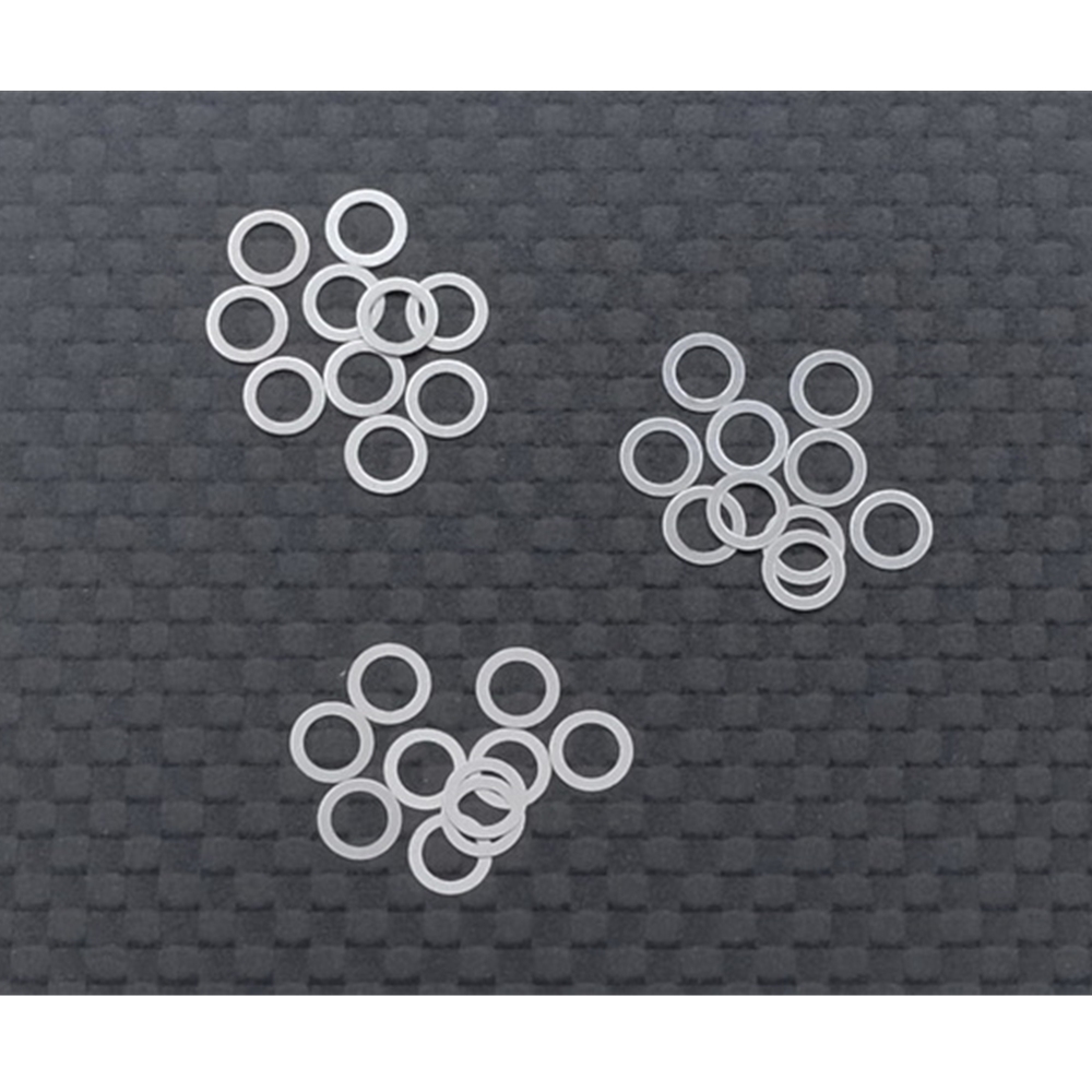 RC-Aurora ARR 3.1 x 4.5mm Stainless Steel Shim Set (0.1, 0.2, 0.3mm 10/ea) #SH-002-3145