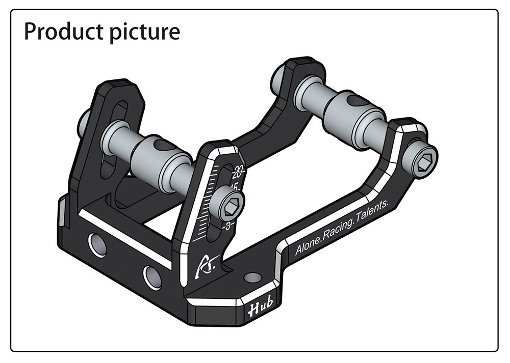 DriftArt2 Full adjustable servo seat  DA-HUB-7075