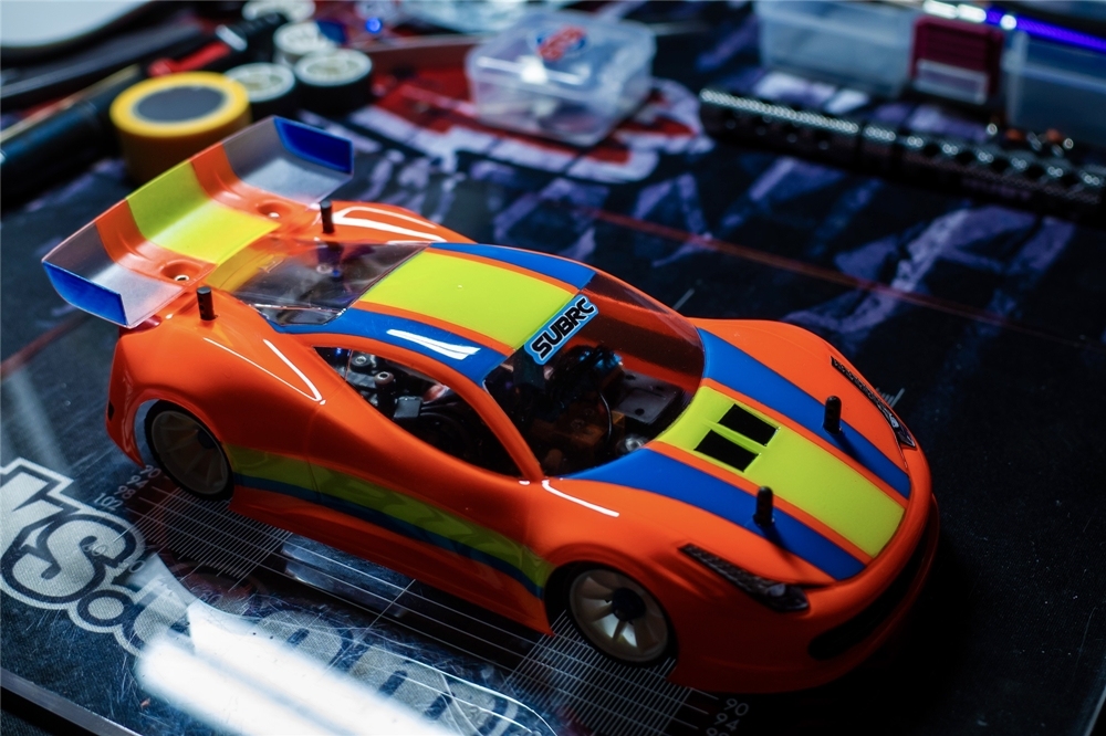 SUBRC SBRC-B009 1/28 Lexan Touring Body 458GT WB 98MM
