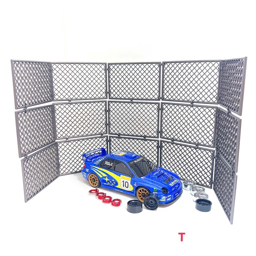 1/24 1/28 MINI-Z Drift Scene Plastic Assembly Fence #HG-0015
