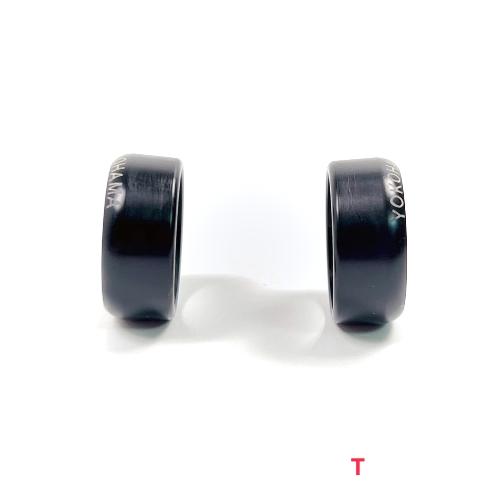 1/24 1/28 MINI-Z YOKOHAMA 22MM Flat Drift Tire High Hardness (ID 22.1MM, OD 27.1mm, THK 2.59mm) 2PCS #MY222725