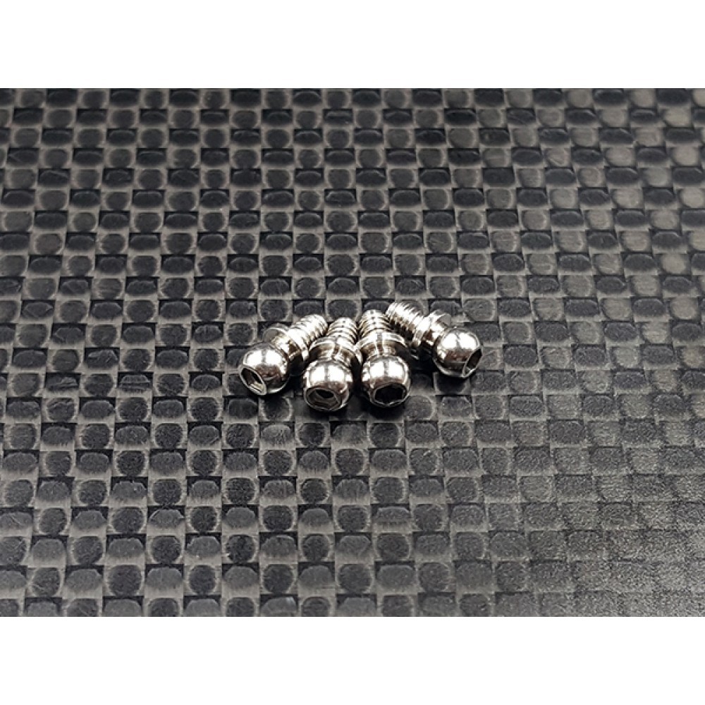 GL Racing Ball Joint Heads 2.5mm (4pcs) #GLA-S009-25