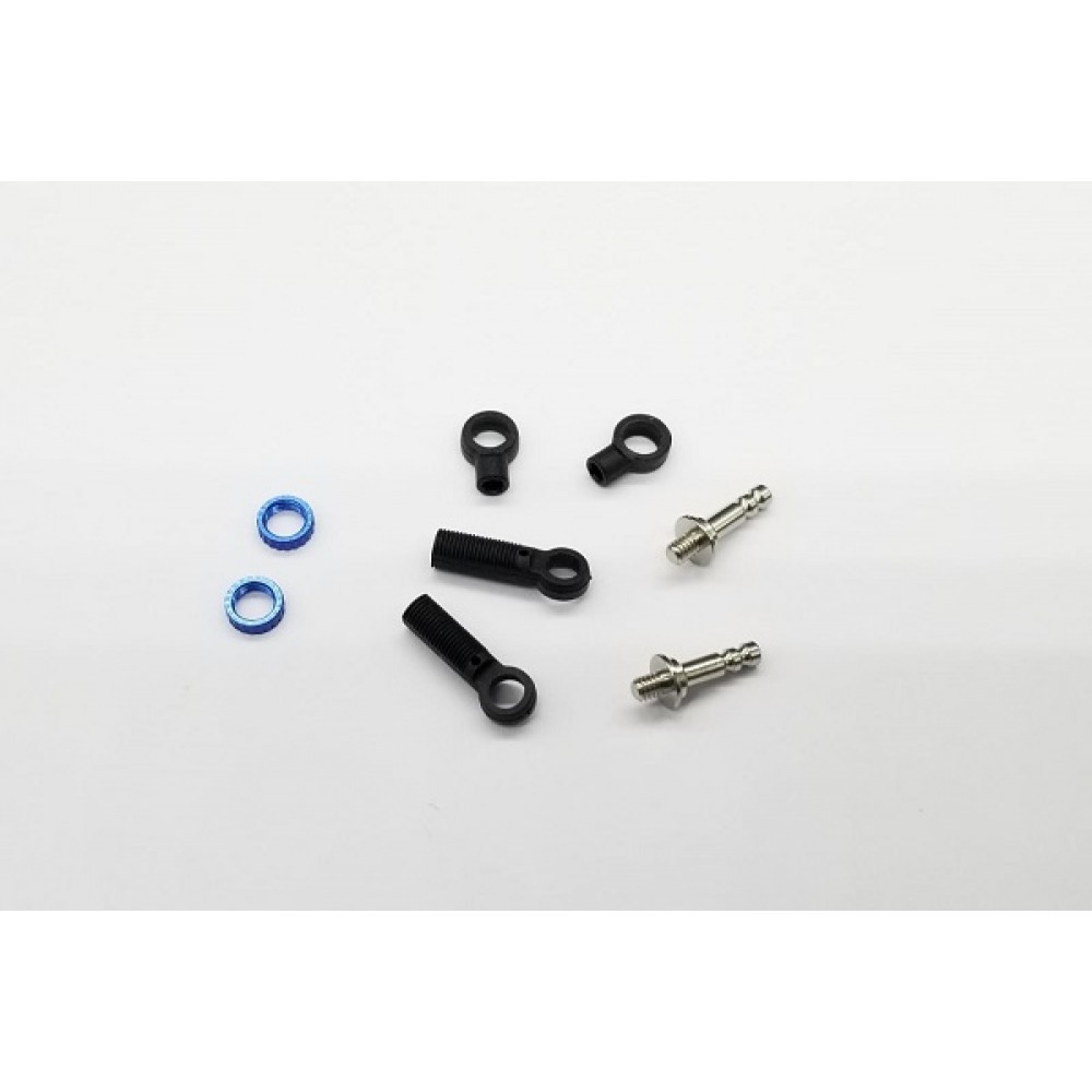 GL Racing GLF screw adjustable dampers with piston rod #GLF-OP-003
