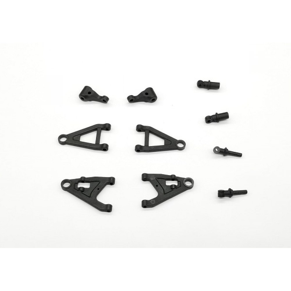 GL Racing GLF-1 UPPER ARMS,LOWER ARMS,STEERING KNUCKLE & FRONT SHOCK #GLF-S-005