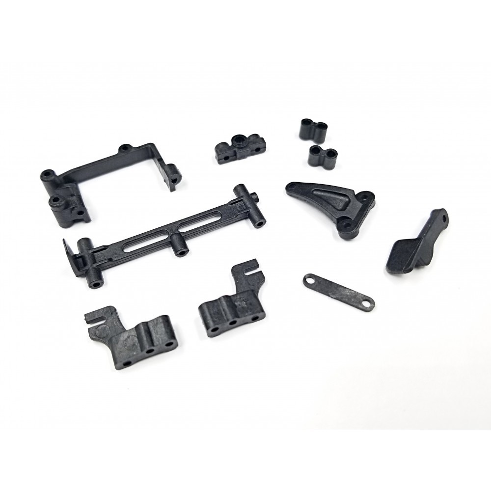 GL Racing GLR Batteries mount, L Clip, servo mount #GLR-S001
