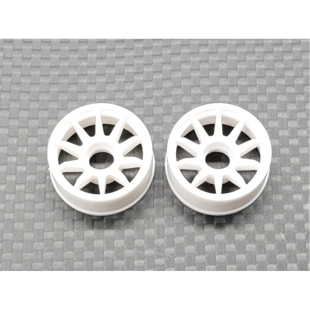 GL Racing White RWD Rims  (N-2) #WHC007-2