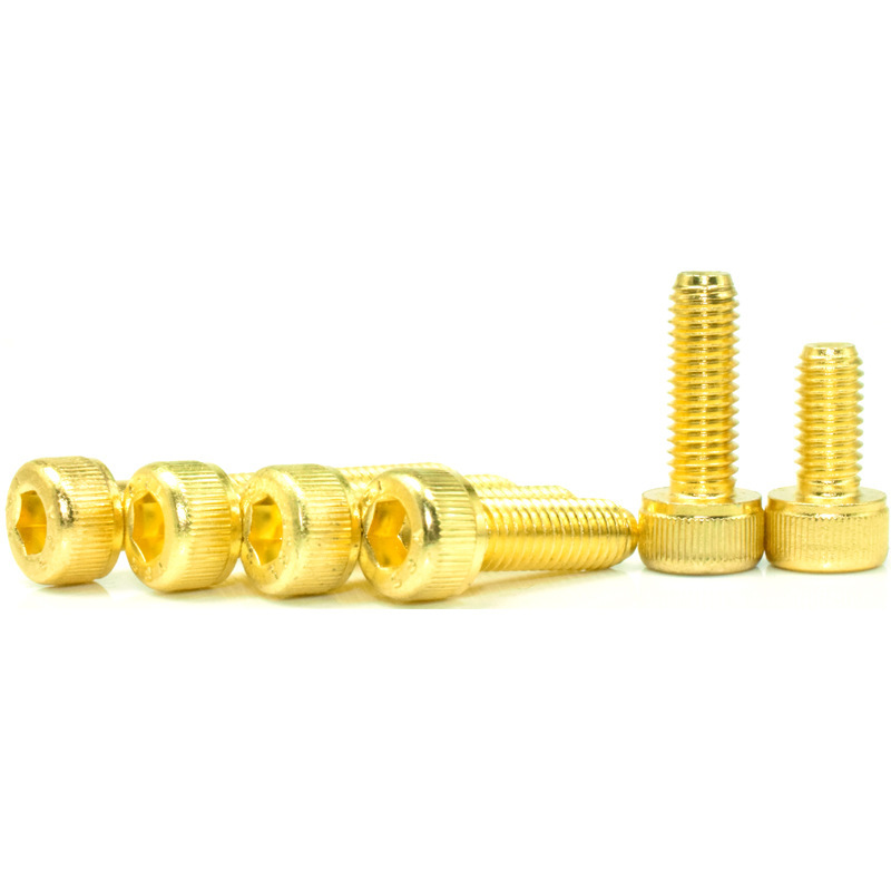 GT55racing M2 Gold-Plated Cup Head Screw Socket Head Cap Screws Grade 12.9