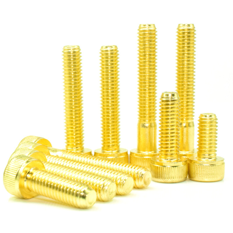 GT55racing M2 Gold-Plated Cup Head Screw Socket Head Cap Screws Grade 12.9