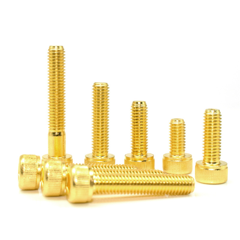 GT55racing M2 Gold-Plated Cup Head Screw Socket Head Cap Screws Grade 12.9