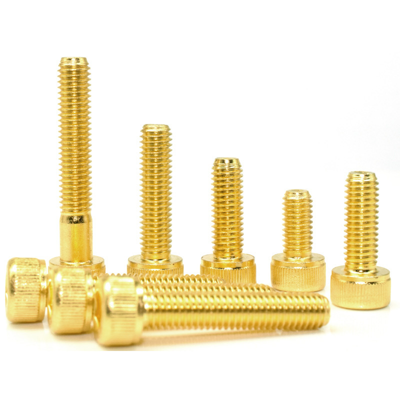 GT55racing M2 Gold-Plated Cup Head Screw Socket Head Cap Screws Grade 12.9