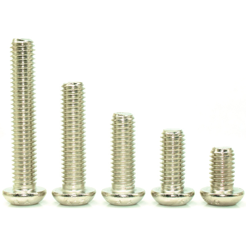 GT55racing M2 Silver 12.9 Grade Round Head Socket Head Cap Screws