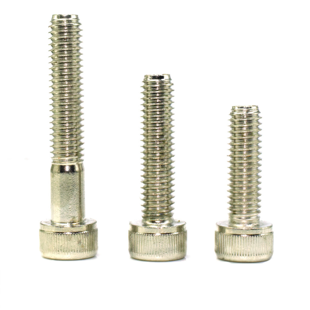GT55racing M2 Silver White Nickel Plated Cup Head Socket Head Cap Screw 12.9 Grade