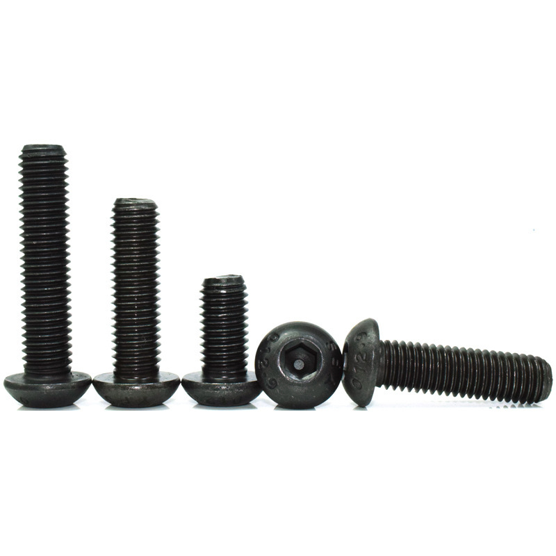 GT55racing M2 Black 12.9 Grade Half Round Head Socket Head Cap Screws